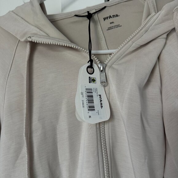 Prana Loungewear Set - White (Hoodie + Shorts) - Picture 2 of 4